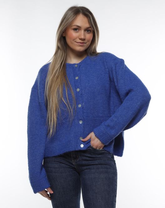 Hoofdbeeld Soft cardigan cobalt